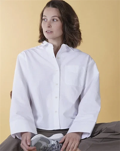 Elsk - Oxford Woman's Skjorte - White 